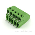 5.08MM pitch double-layer high and low screw type PCB terminal block